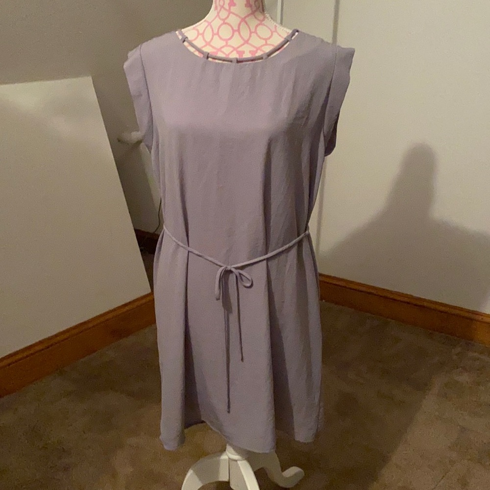 Forever 21 silky purple dress NWOT